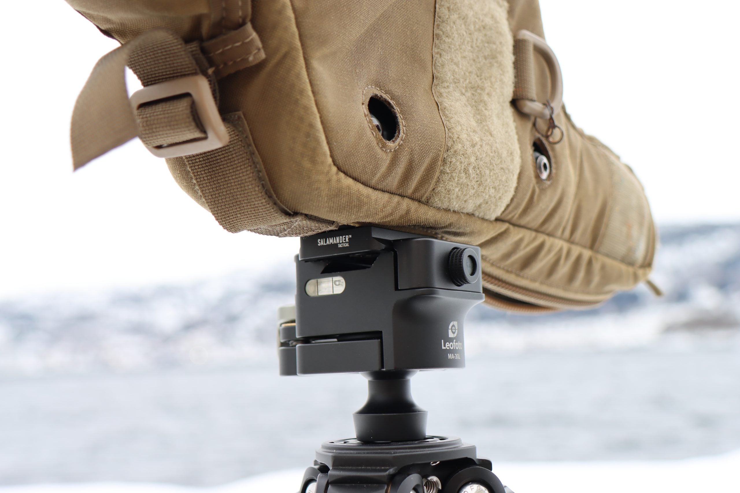 Arcaplate with anti rotation pin for spotting scope