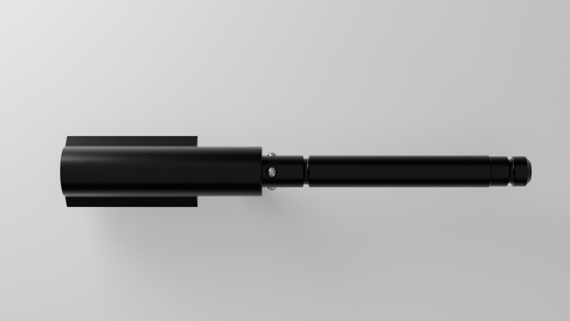 Picatinny adapter for Sauer 404/505 shown from above, highlighting its sleek design and mounting capability.