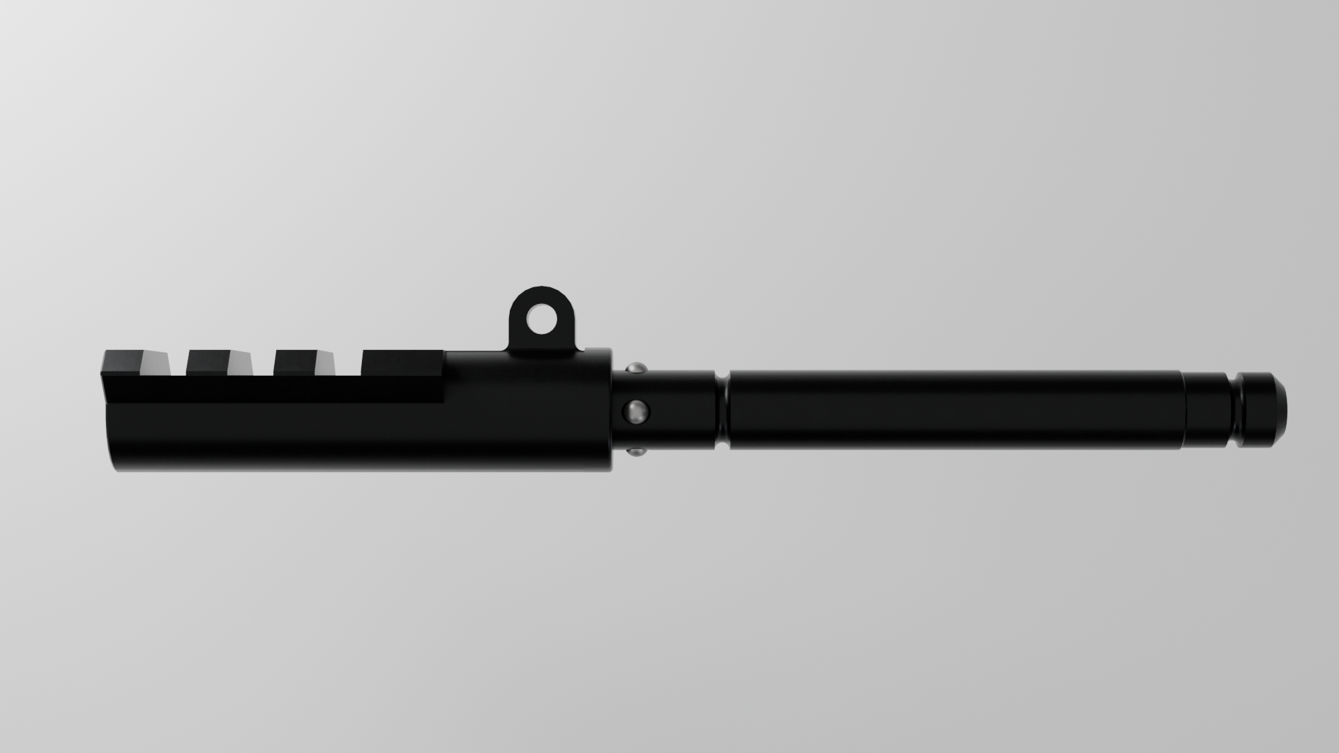 Picatinny adapter for Sauer 404/505 showcasing a sleek black design with mounting points.