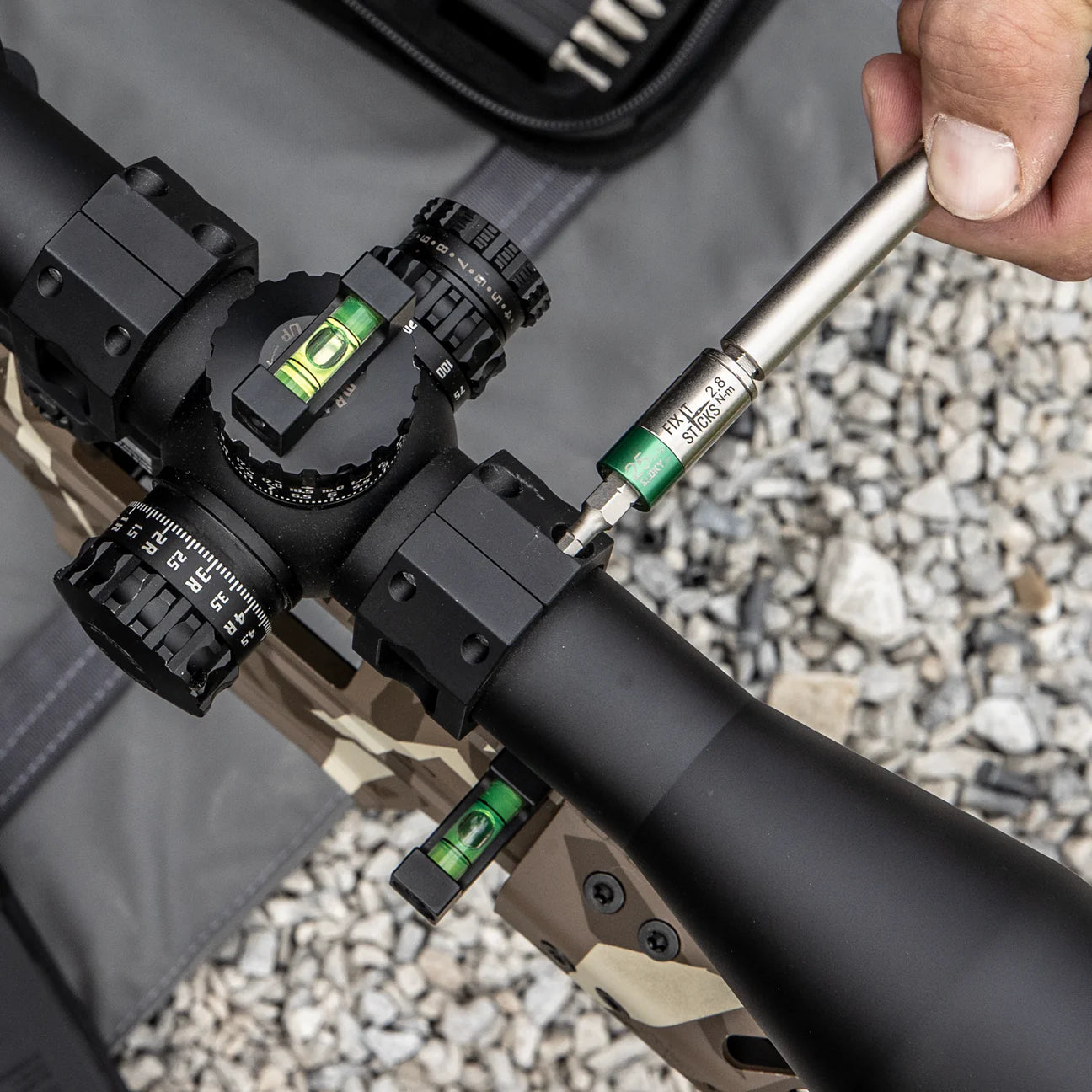 Набір оптичних бульбашкових рівнів